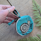 Snail Coin + Trinket Bag
