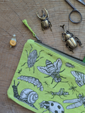 Insects Cosmetic + Pencil Bag