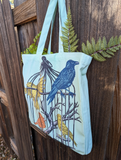 Caged Birds Canvas Tote Bag
