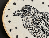 Raven Nevermore Embroidery Kit