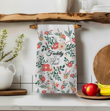 Fuckity Fuck Floral Dish Towel