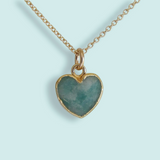 Amazonite Heart of Stone Necklace