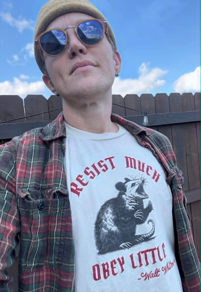 Opossum Resist Much ~ Obey Little T-Shirt