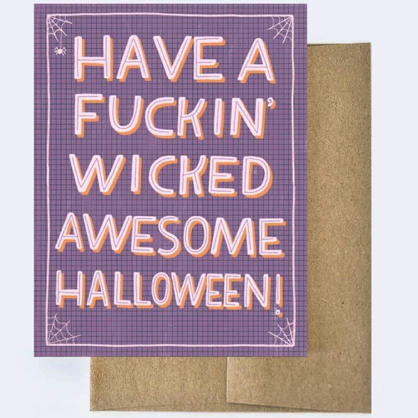 WICKED AWESOME HALLOWEEN CARD