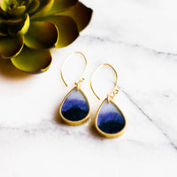 Cobalt Raindrop Earrings