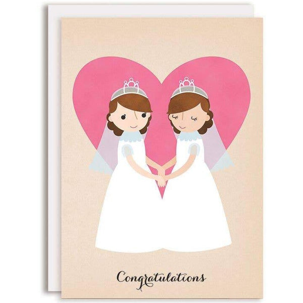 CONGRATULATIONS BRIDES WEDDING CARD