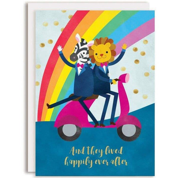HAPPILY EVER AFTER GROOMS WEDDING CARD