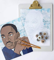 MARTIN LUTHER KING, JR PAINT BY NUMBERS KIT