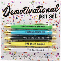 Demotivational Pen Set – E Squared Goods & Co.
