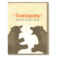ALL THE RELATIVES THANKSGIVING CARD