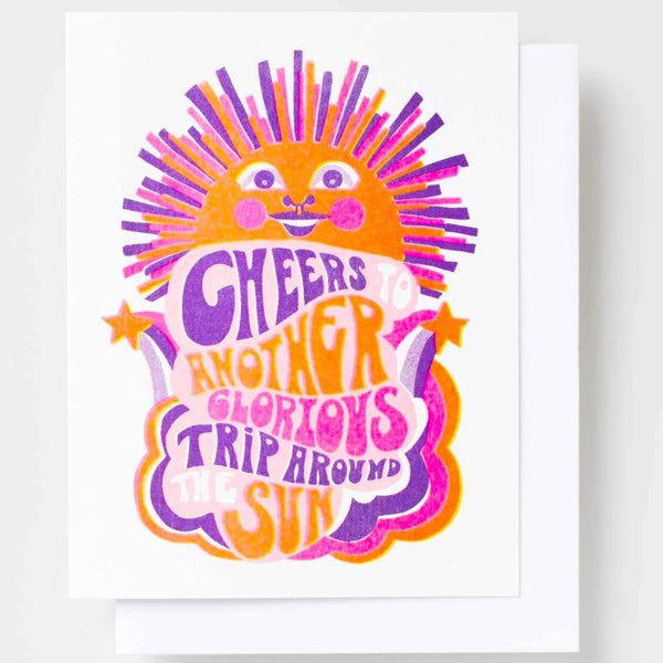 ANOTHER GLORIOUS TRIP BIRTHDAY CARD