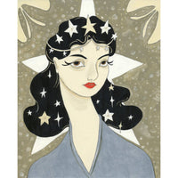 STARRY WOMAN SIGNED PRINT