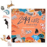 299 CATS & A DOG FELINE CLUSTER PUZZLE