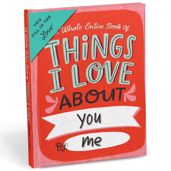 THINGS I LOVE ABOUT YOU FILL IN BOOK