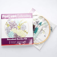 SUCCULENT GARDEN EMBROIDERY KIT