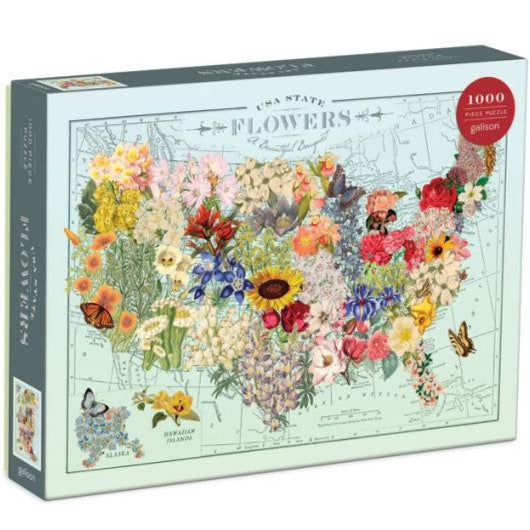 WENDY GOLD US STATE FLOWERS PUZZLE