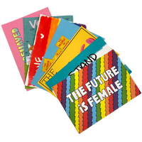 THE FUTURE IS FEMALE POSTCARD 7 PACK