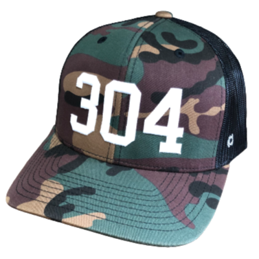 EMBROIDERED 304 TRUCKER HAT - CAMO
