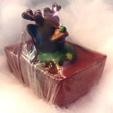 BAR SOAP WITH TOY - HOLIDAY REINDEER