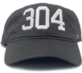 EMBROIDERED 304 TWILL HAT - CHARCOAL