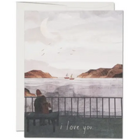 BY THE BAY I LOVE YOU CARD