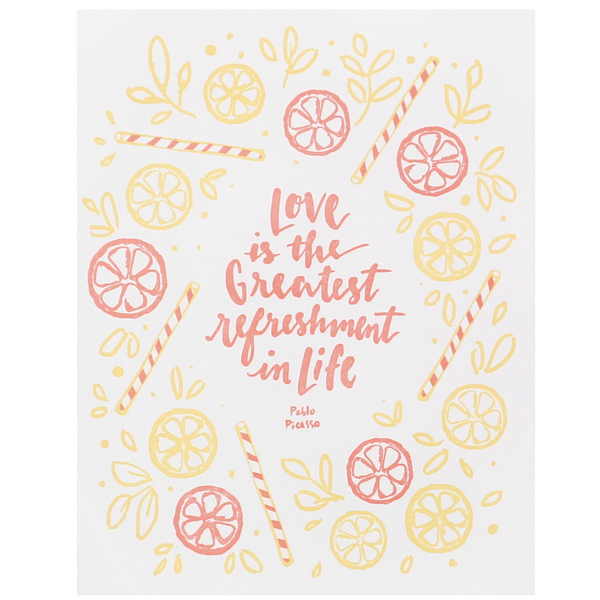 REFRESHING LOVE QUOTE CARD