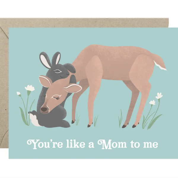 LIKE A MOM FOREST CRITTERS MOTHER'S DAY CARD