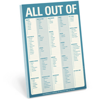 All Out Of List Pad