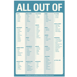 All Out Of List Pad