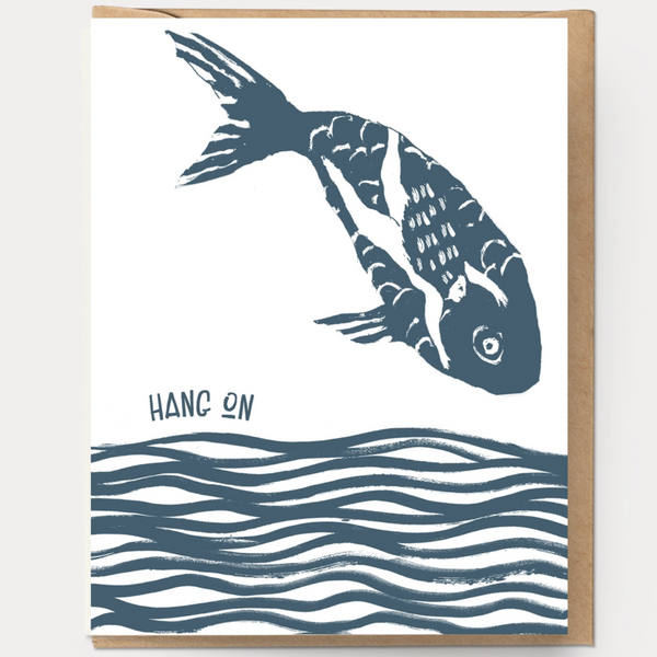 HANG ON FISH CARD