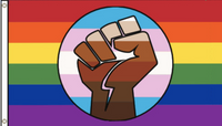 BLM TLM LGBTQ+ PRIDE FLAG
