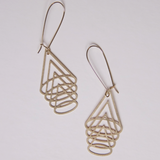 OVERLAPPING CONES EARRINGS