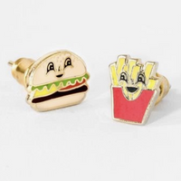BURGER + FRENCH FRY EARRINGS