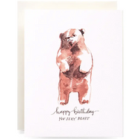 Bear Sexy Beast Birthday Card