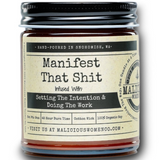 MANIFEST THAT SHIT CANDLE