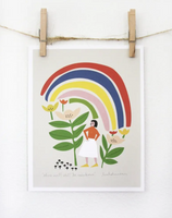 ABSTRACT ART PRINT - THERE WILL STILL BE RAINBOWS