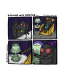 Evenings With Mothman Art Print