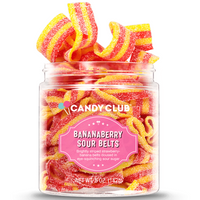 CANDY CLUB - BANANABERRY SOUR BELTS
