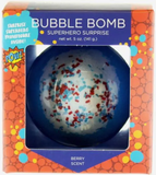 BUBBLE BATH BOMB WITH TOY SURPRISE - SUPERHERO SURPRISE