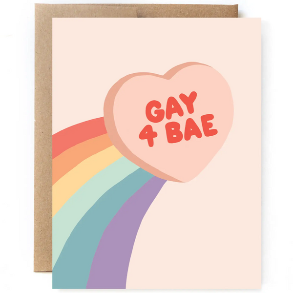 GAY 4 BAE VALENTINE CARD