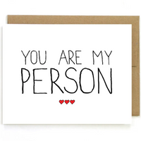 YOU ARE MY PERSON VALENTINE CARD