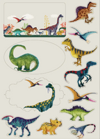 DINO MIGHTY STATIONERY PACK