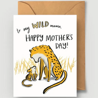WILD MAMA MOTHER'S DAY CARD
