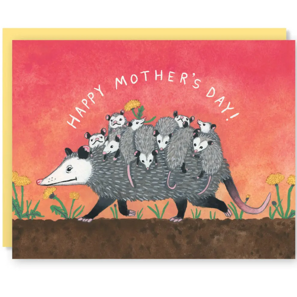 MAMA OPOSSUM MOTHER'S DAY CARD