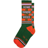HOME IS WHERE THE WEED IS GYM SOCKS