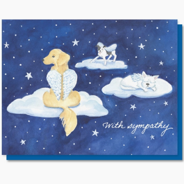 DOG HEAVEN PET SYMPATHY CARD