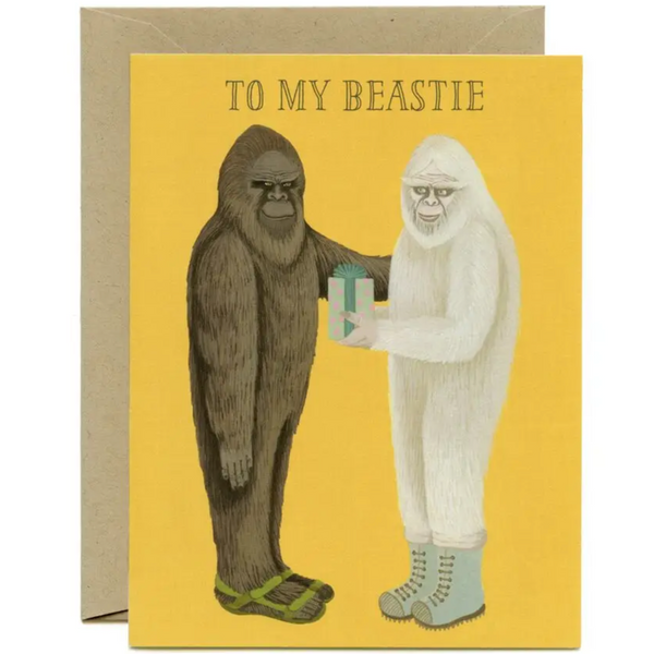 To My Beastie  Birthday Card