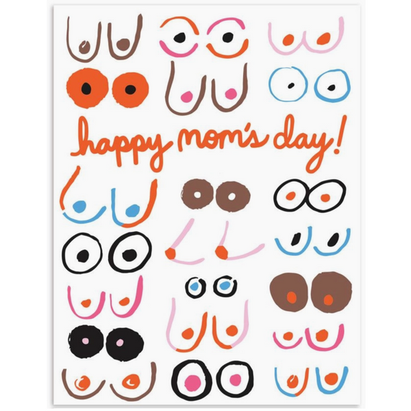 BOOBS HAPPY MOM'S DAY CARD