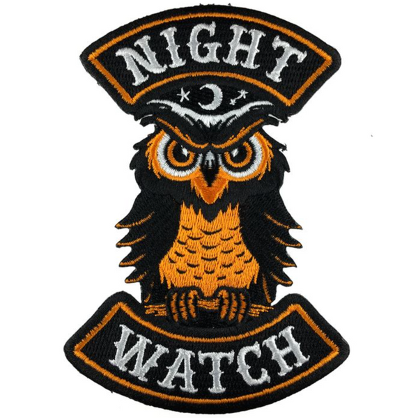 NIGHT WATCH OWL PATCH