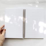 Ginkgo + Tiger Moth Spiral Notebook